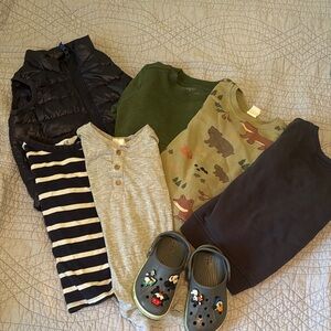 Boy H&M/ Primary bundle - blue, Green, Gray